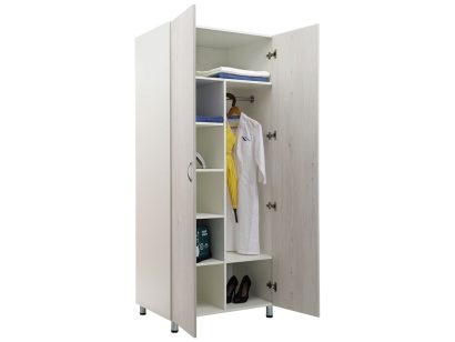 Шкаф для одежды MF LH-2 1980 белое дерево — фото 1
